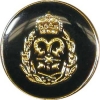 Navy Blue Button w/Gold Crest