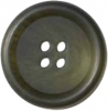 Dark Green Button w/ rim 4-hole