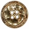 Gold 4-Hole Button w/Texture and Rim