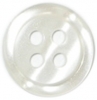 Basic White 4-Hole Shirt Button