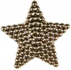 Gold Star Button 1" (25mm)