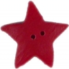 Red Star Fimo Button 5/8" (15mm)