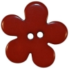 1 1/4" Wine 2-Hole Flower Button (32mm)