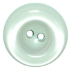 7/8" Clear Top Mint Button w/2 Holes (23mm)
