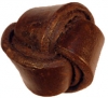 Brown Leather Knot w/ Loop Back