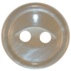 1/2" Basic Mother of Pearl-Look 2-Hole Button w/ Rim (13mm)