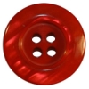 Red 4-Hole Button w/ Rim