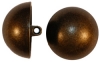 Antique Bronze Metal Half Dome Button (Germany)