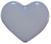 1/2" Lavender Heart (13mm)