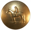 Matte Gold Equestrian Button