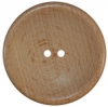 2" Light Wood 2-Hole Concave (50mm)