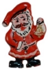 1" Vintage Santa Button (25mm)