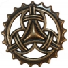 Bronze Open Celtic Metal Button