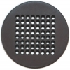 1 9/16" Black Sew Thru Grid Button (40mm)