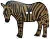 3" by 2 1/4"  Carved horn Zebra (73mm)