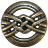 Bronze Ring w/Open Double Knot Design