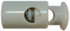 7/8" White Cord Lock (23mm)