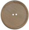 2 3/8" Wood Button w/ Rim 2-Hole (60mm)