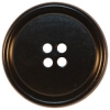 Black Suit Button Corozo w/rim