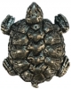 1" Pewter Turtle Button