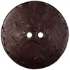 2 5/16" Black Textured Concave Round (58mm)