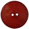 2 5/16" Brick Red Textured Concave Round (58mm)