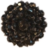 1 5/8" Black Faceted Beaded Button (41mm)