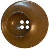 Olive Asymmetrical Center Round 4-Hole Button