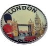 London Button w/ Bridge and Bobby Sz 3/4"